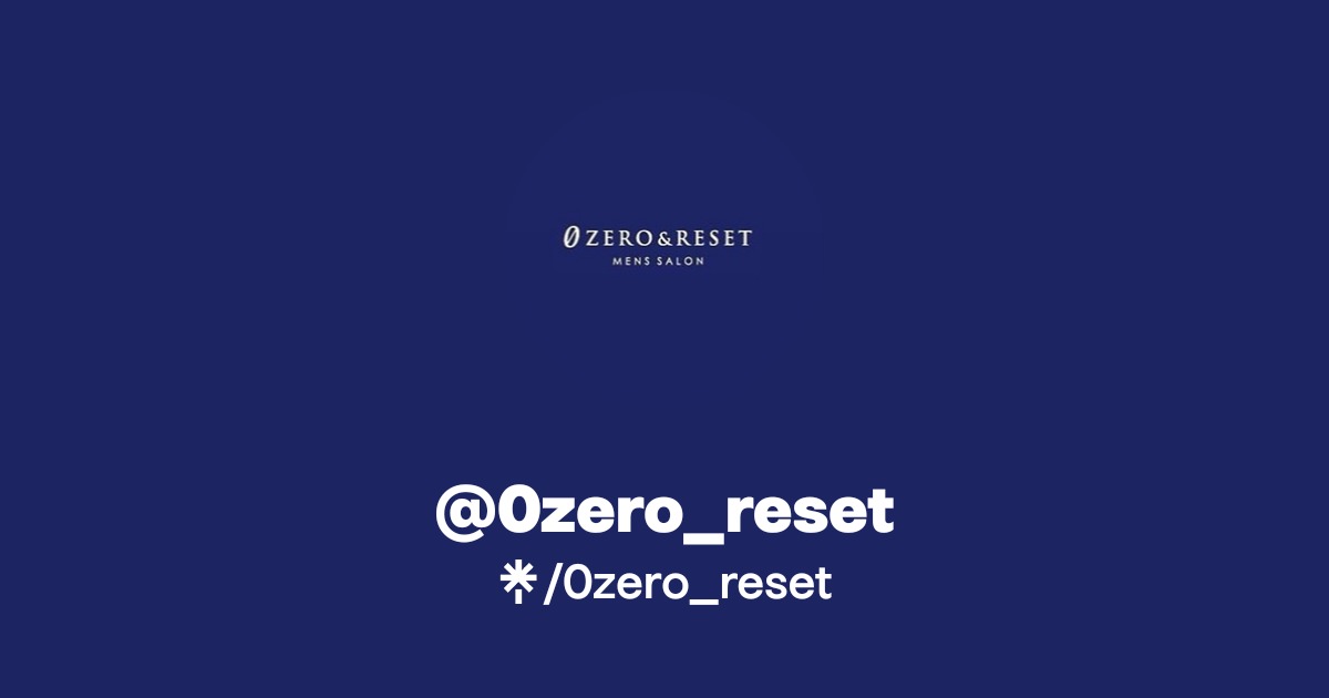 0zero_reset | Facebook | Linktree