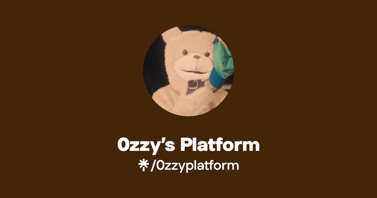 0zzy’s Platform | Instagram, TikTok | Linktree