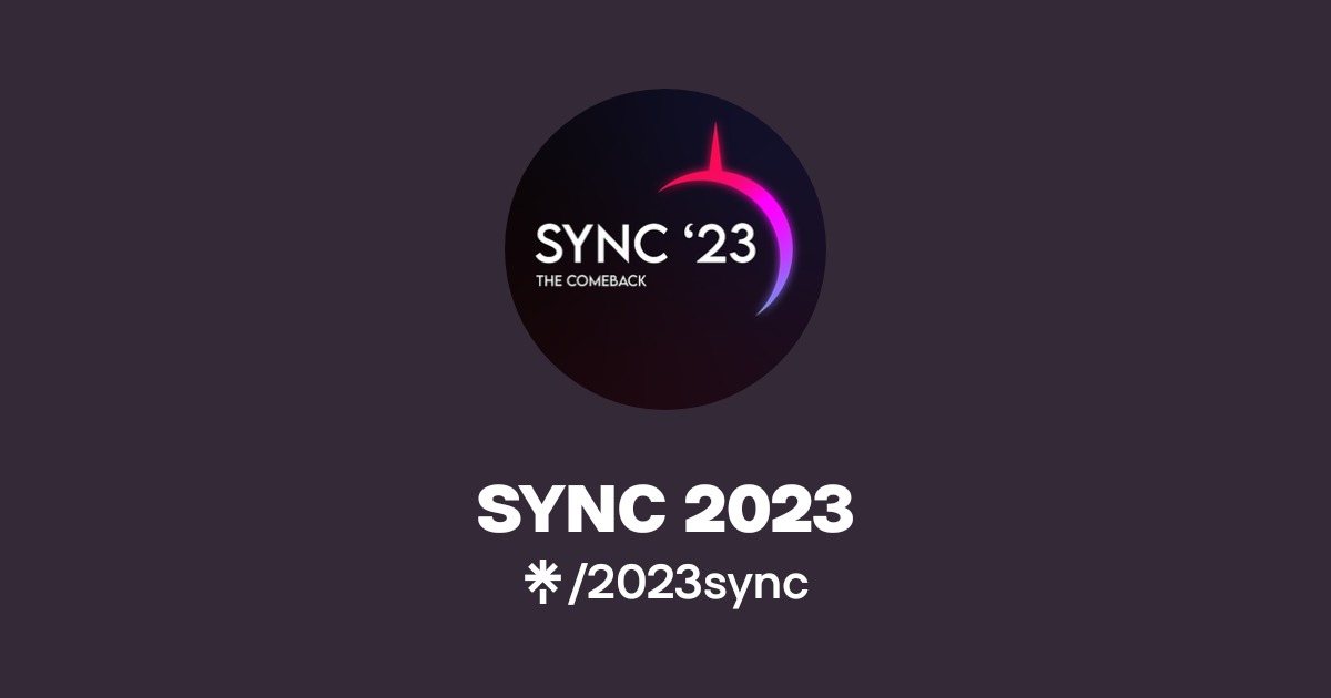 SYNC 2023 | Instagram | Linktree