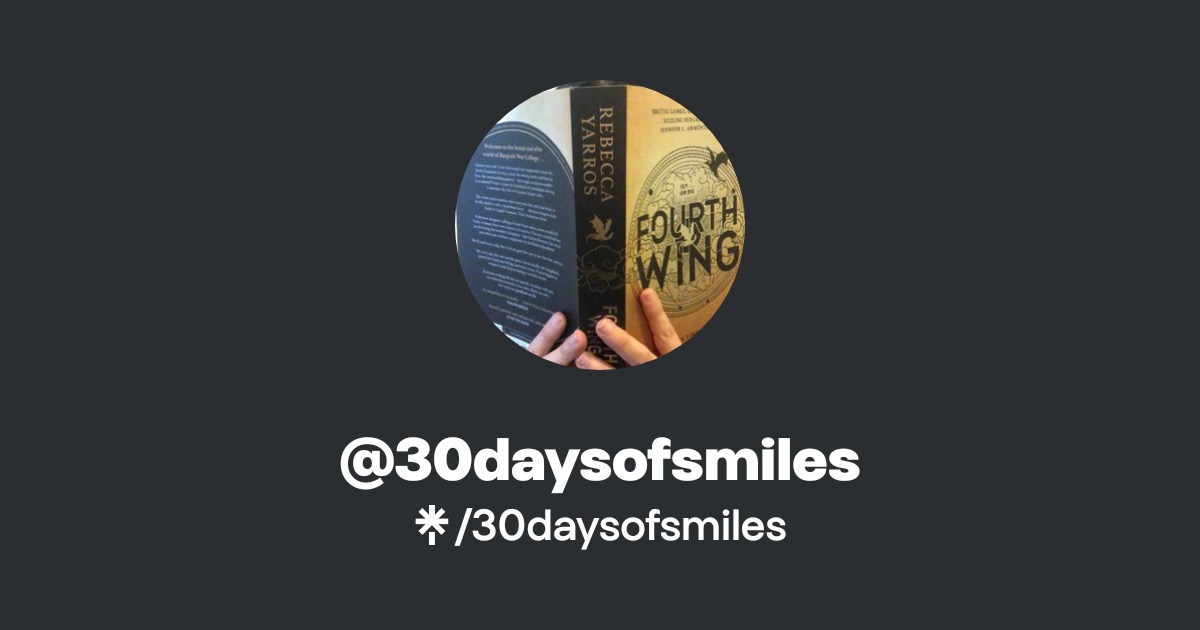 30daysofsmiles | Instagram | Linktree