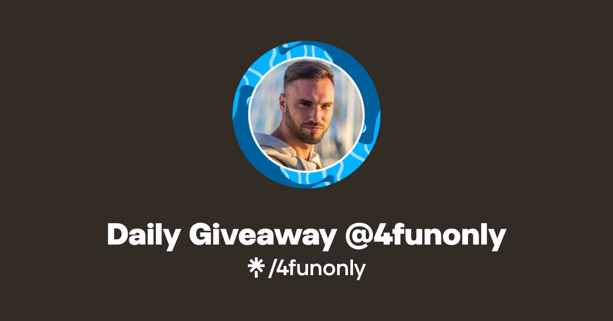 Daily Giveaway @4funonly | Linktree