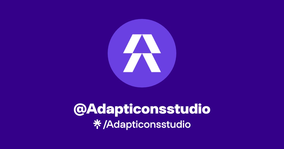 Adapticonsstudio | Twitter, Instagram | Linktree