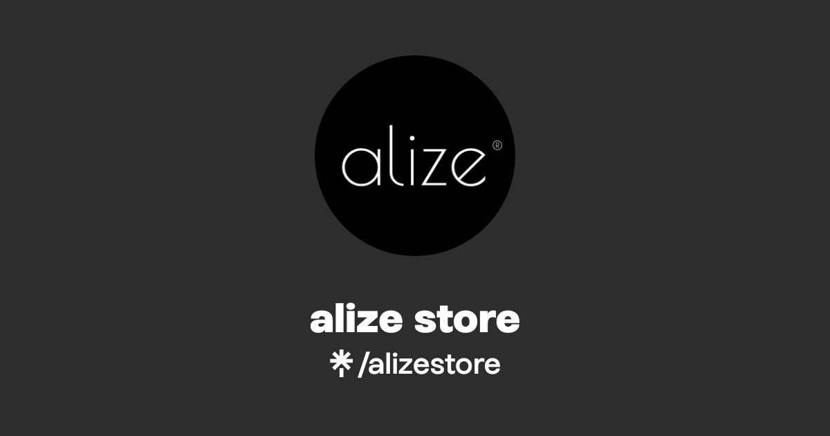 ALIZE STORE | Linktree