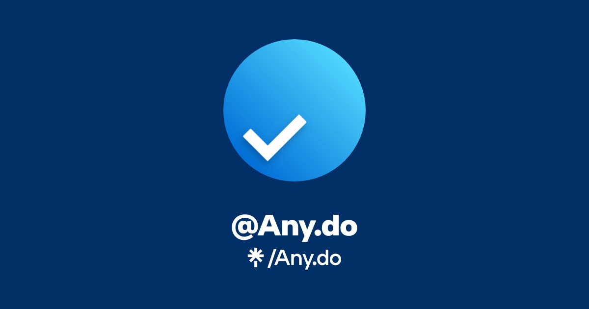 @Any.do | Linktree