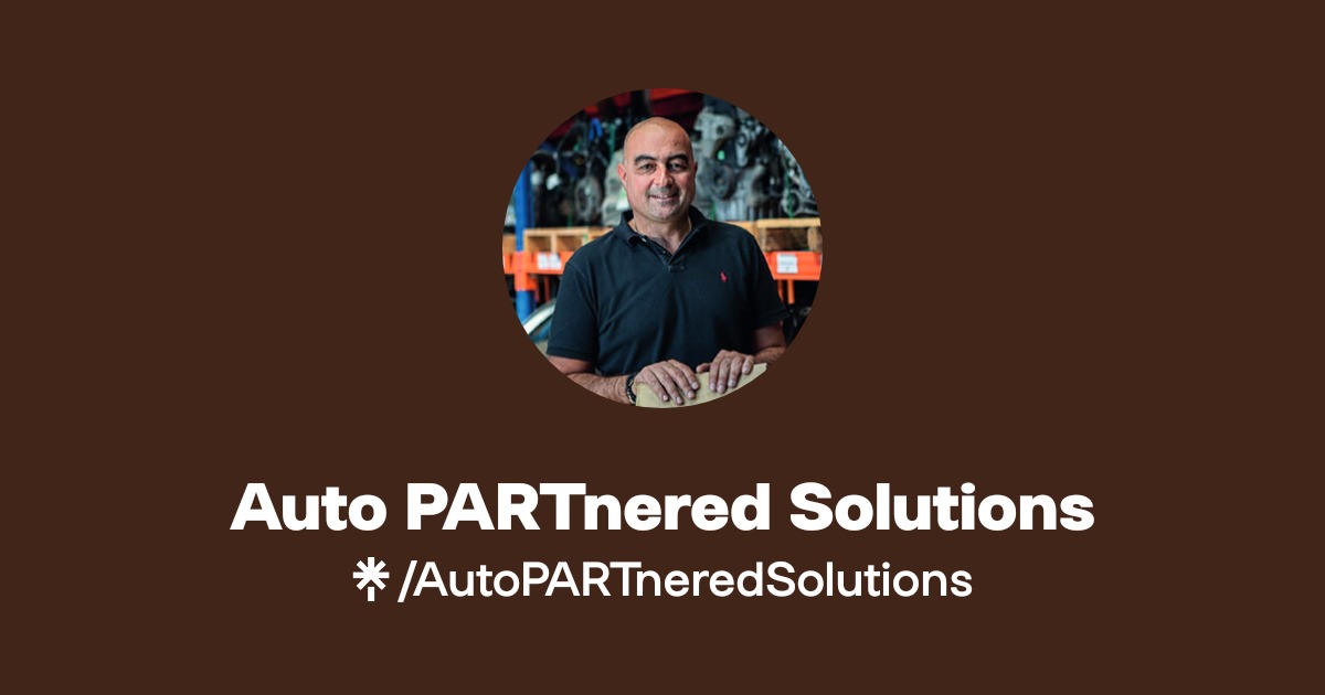Auto PARTnered Solutions - Listen on YouTube, Spotify - Linktree