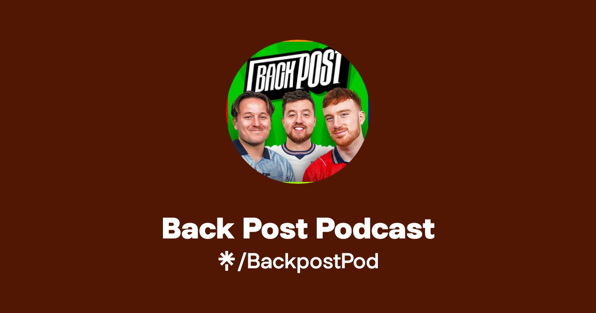 Back Post Pod | Instagram, Facebook, TikTok | Linktree