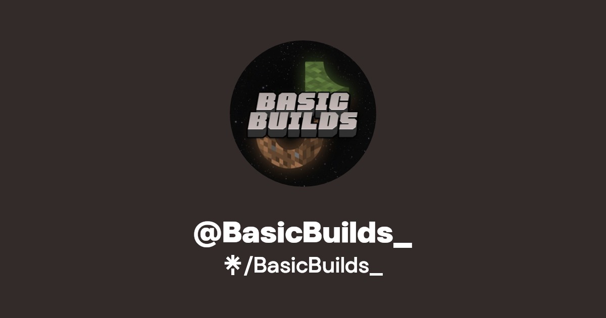 BasicBuilds_ | Instagram | Linktree