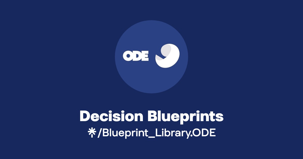 Decision Blueprints | Linktree