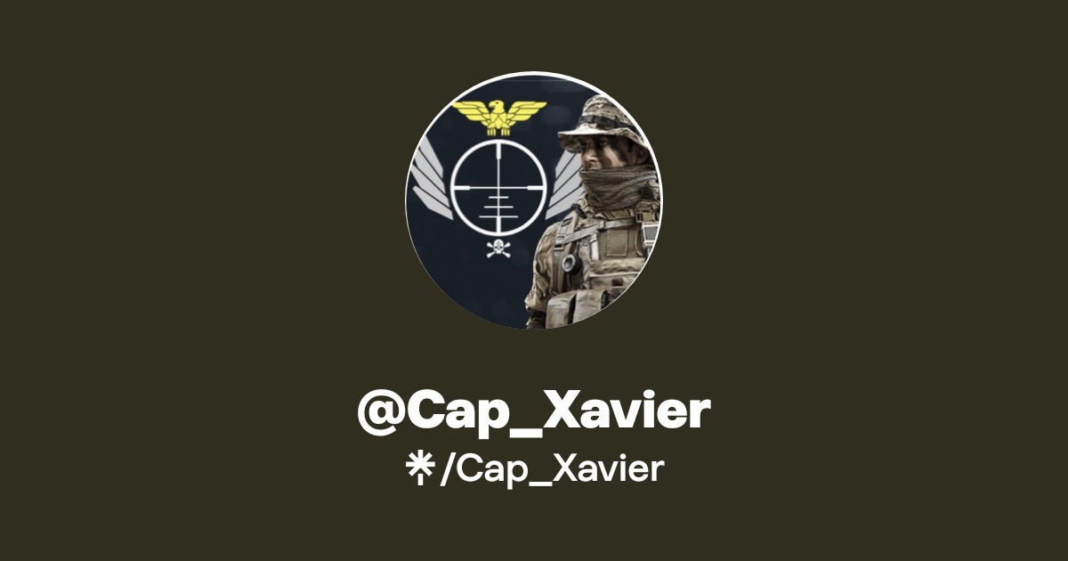 Cap Xavier Computer Cap_Xavier | Instagram, Twitch | Linktree