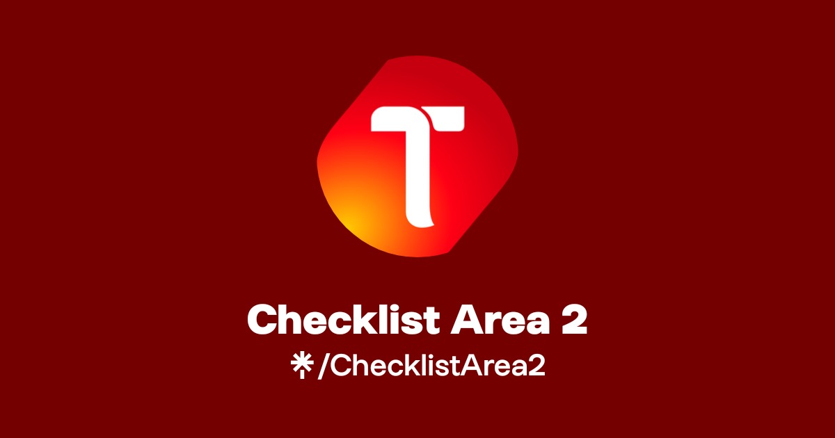 Checklist Area 2 | Linktree