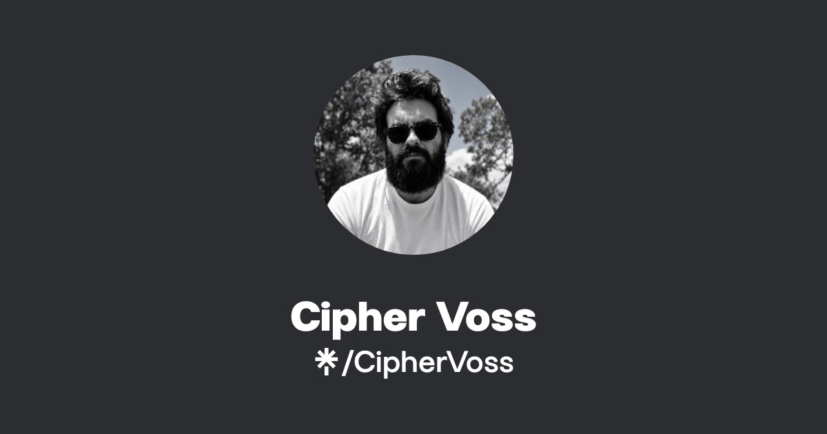 Cipher Voss | Instagram | Linktree