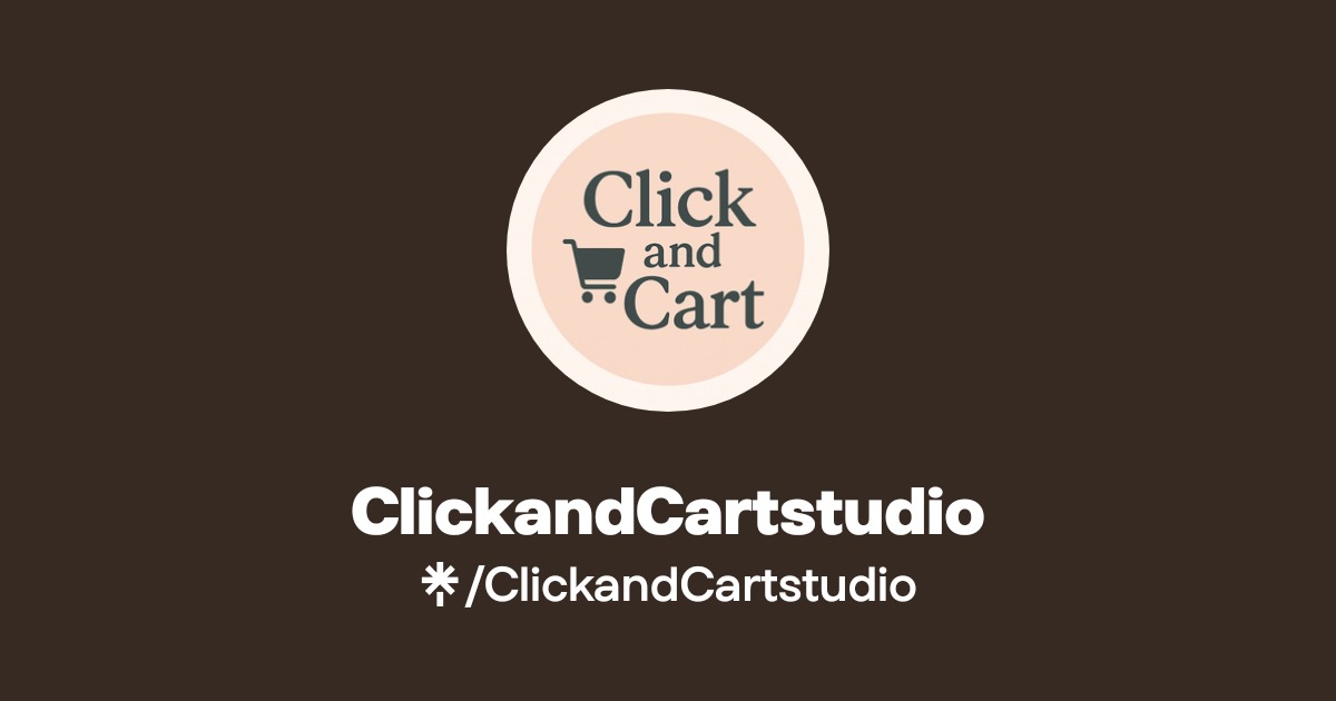 ClickandCartstudio | Instagram | Linktree
