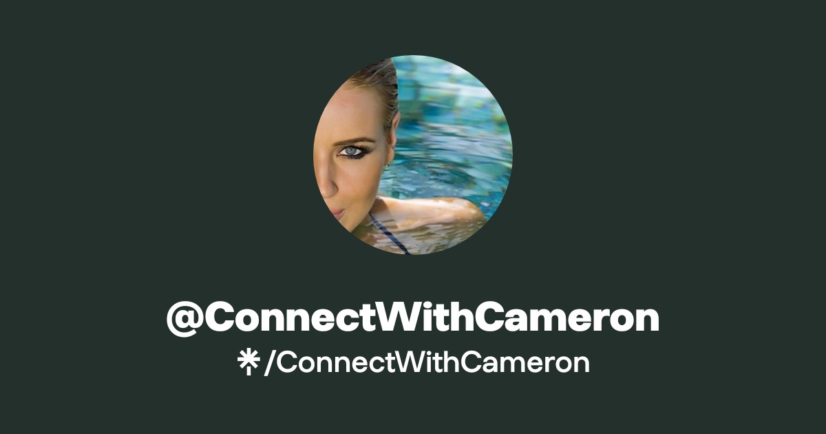 ConnectWithCameron | Instagram | Linktree