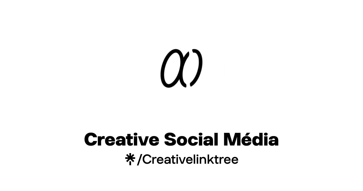 Creative Social Média | Instagram, Facebook | Linktree