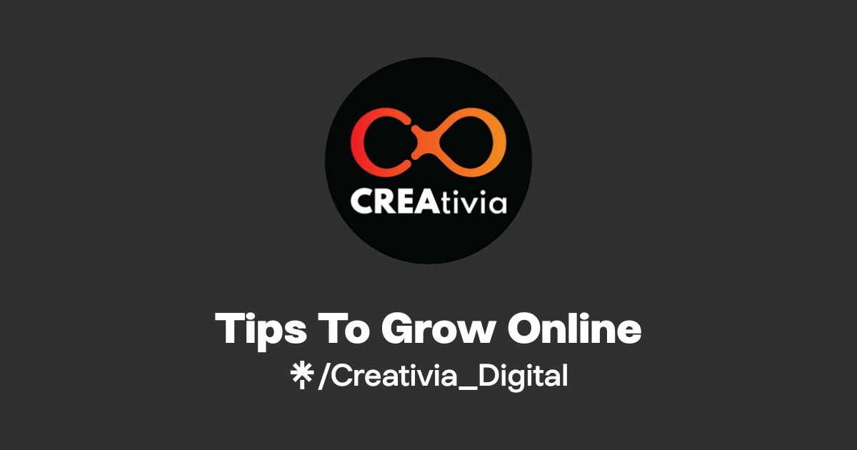 Tips To Grow Online | Instagram, Facebook | Linktree