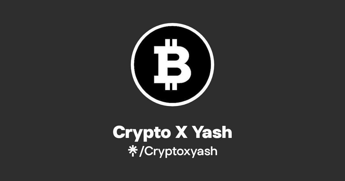 Crypto X Yash | Linktree