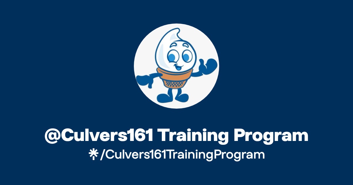 @Culvers161 Training Program | Linktree