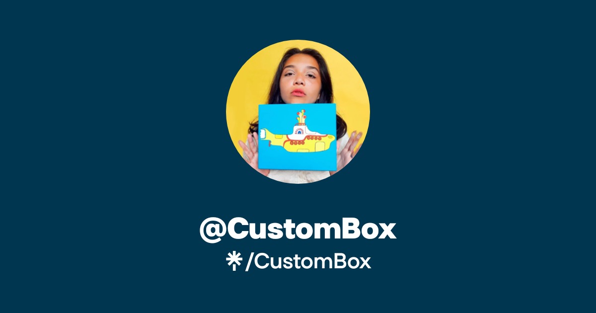 CustomBox | Instagram | Linktree