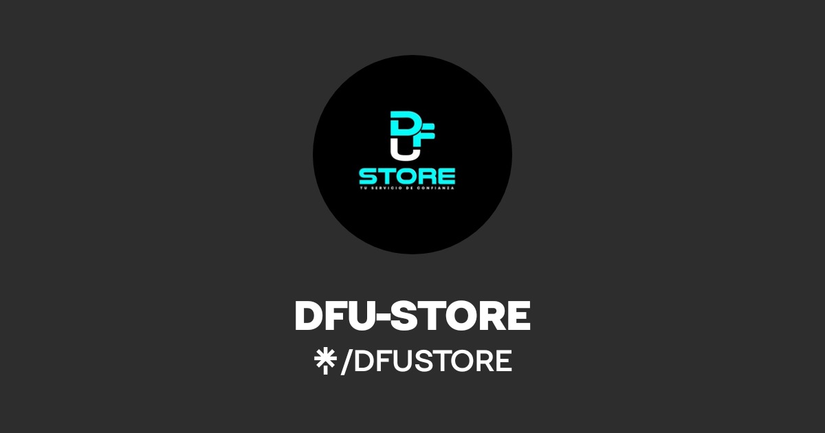DFU-STORE | Instagram, Facebook, TikTok | Linktree