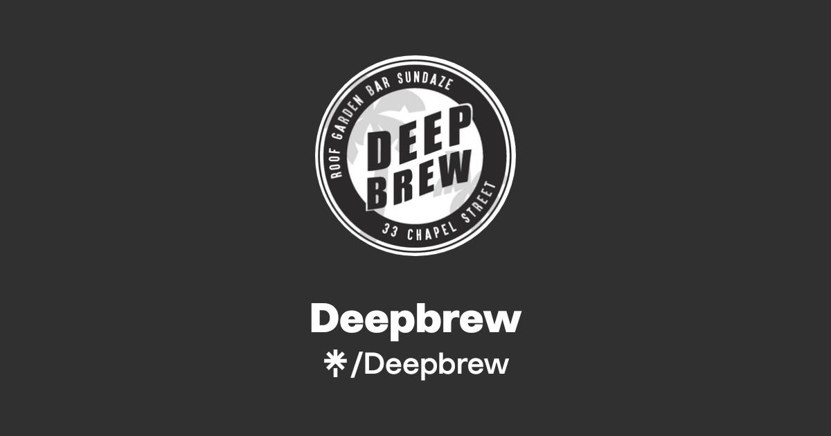 Deep Brew App Deepbrew Official: TikTok, Instagram, X, Facebook | Linktree