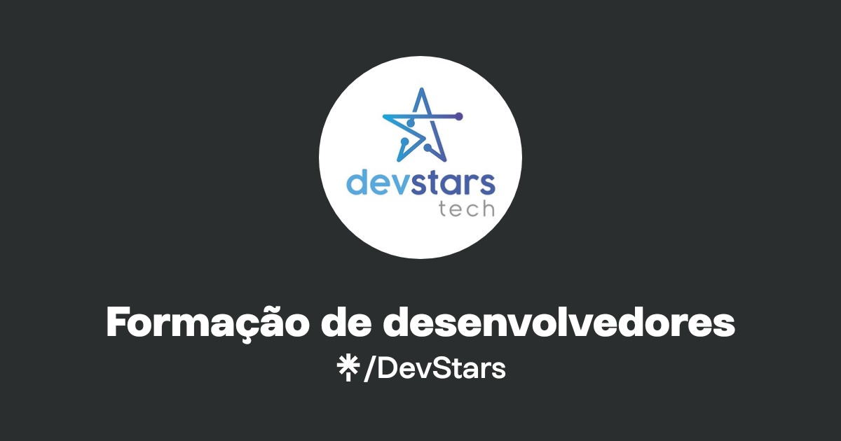Formação de desenvolvedores | Instagram | Linktree