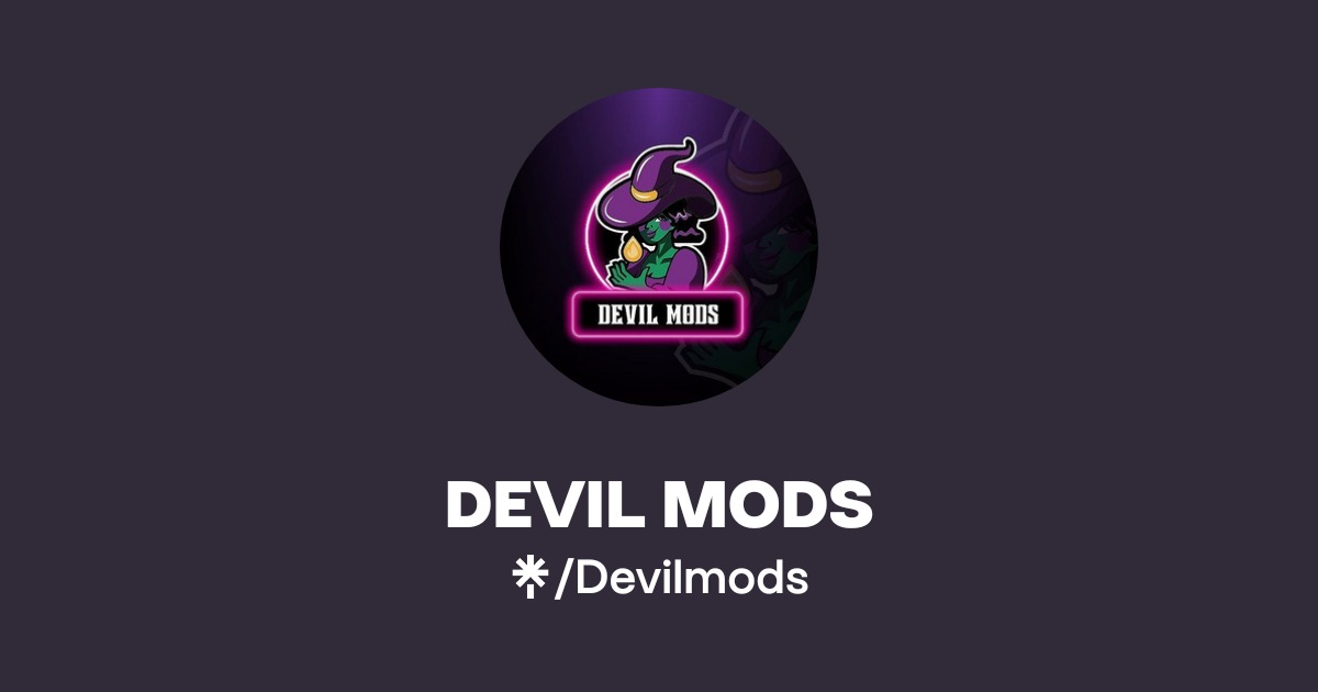 DEVIL MODS Official: Instagram | Linktree