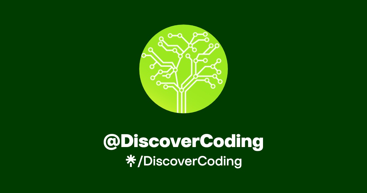 @DiscoverCoding | Linktree