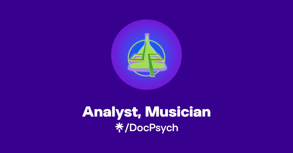 Analyst, Musician | Twitter, TikTok, Twitch | Linktree