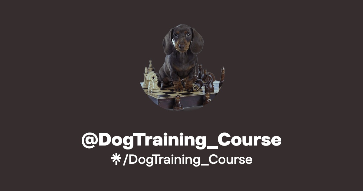 @DogTraining_Course | Linktree