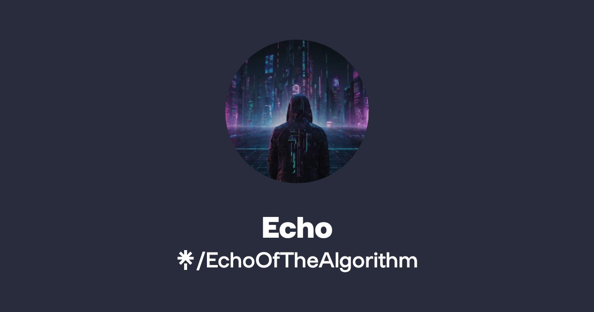 Echo Official: TikTok, Instagram | Linktree