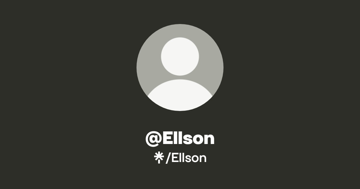 @Ellson | Linktree