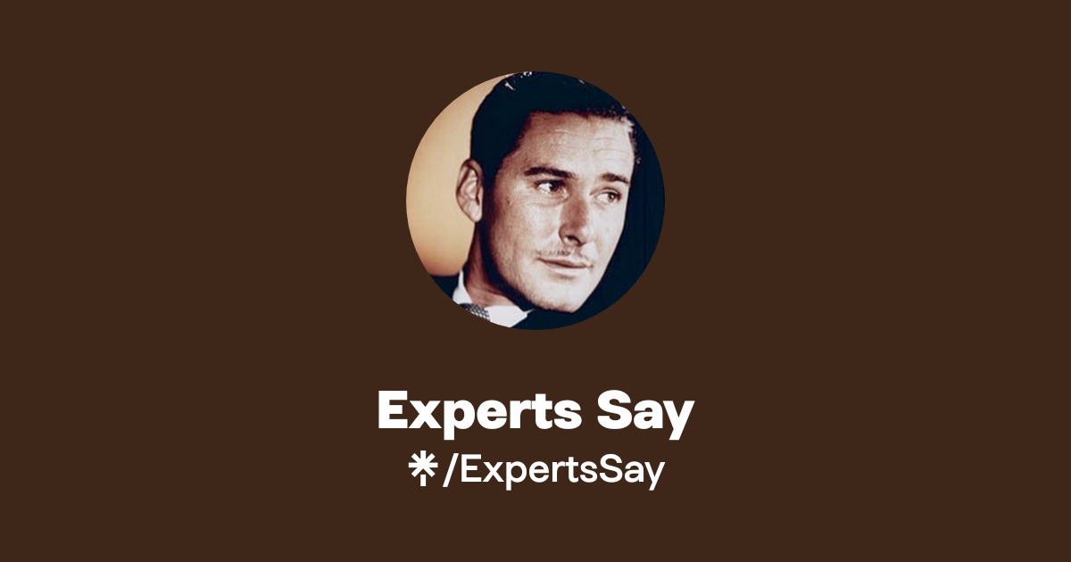 Some Experts Say Experts Say | Linktree