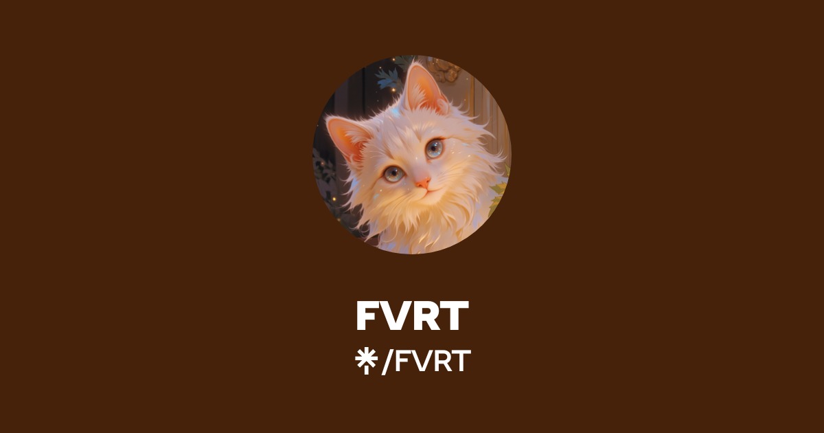 FVRT | Instagram, TikTok | Linktree