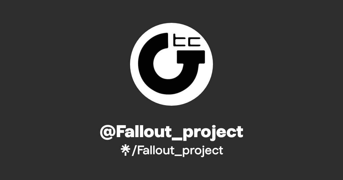 Project Fallout Logo @Fallout_project | Linktree