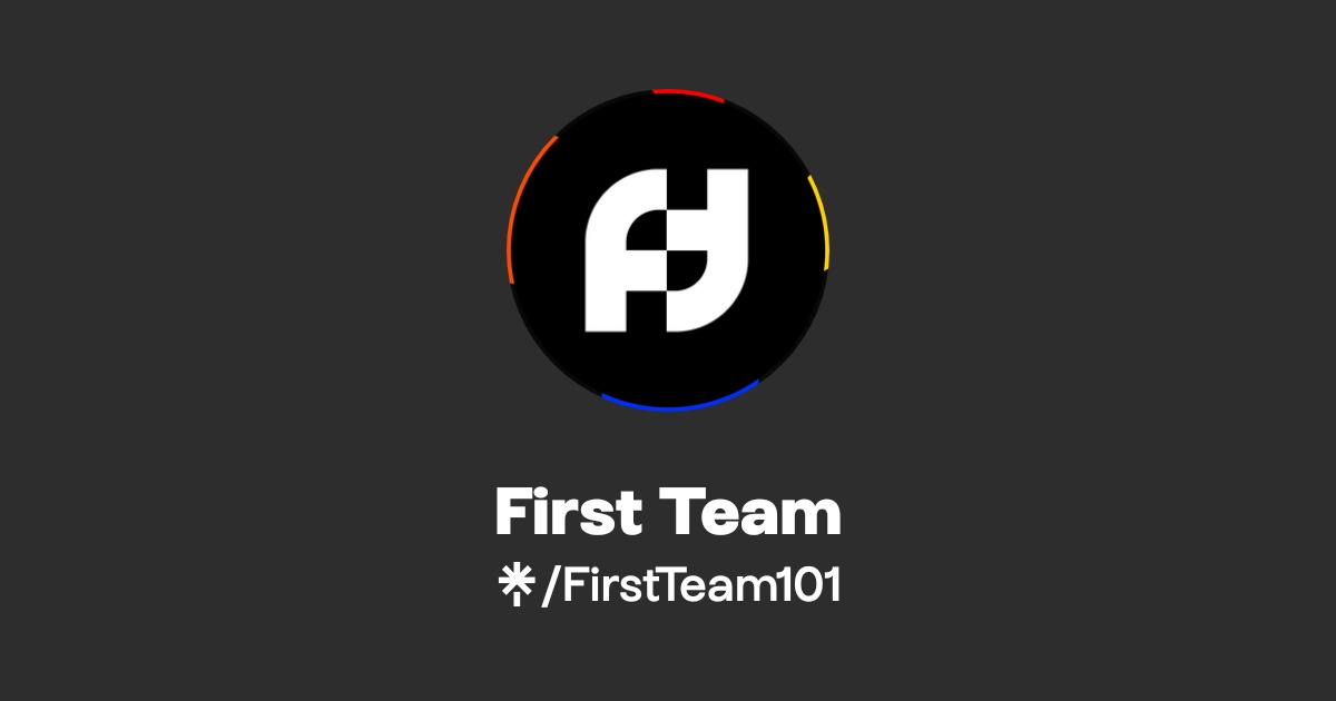 First Team Official: TikTok, Instagram, X, Facebook, Twitch, Twitter ...