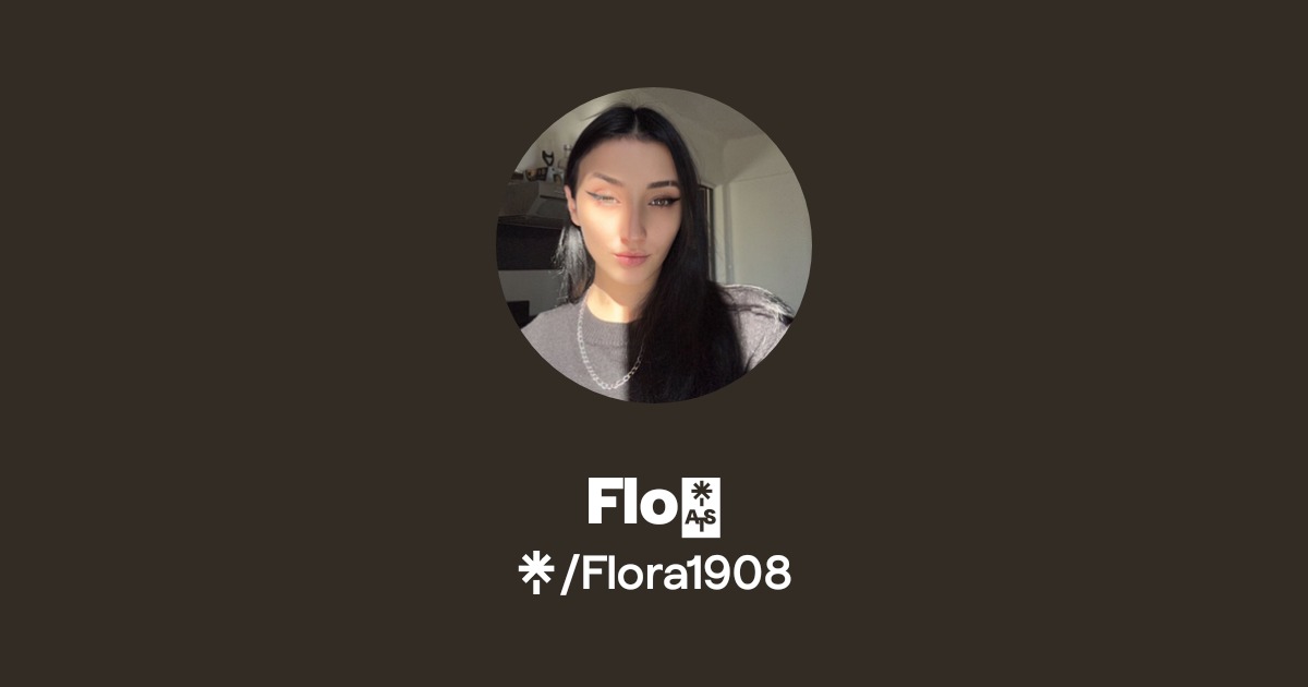Flo🌸 | TikTok, Instagram | Linktree