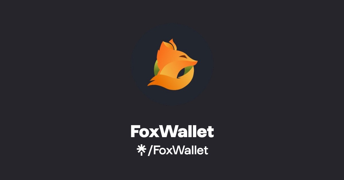 FoxWallet Official: Twitter | Linktree