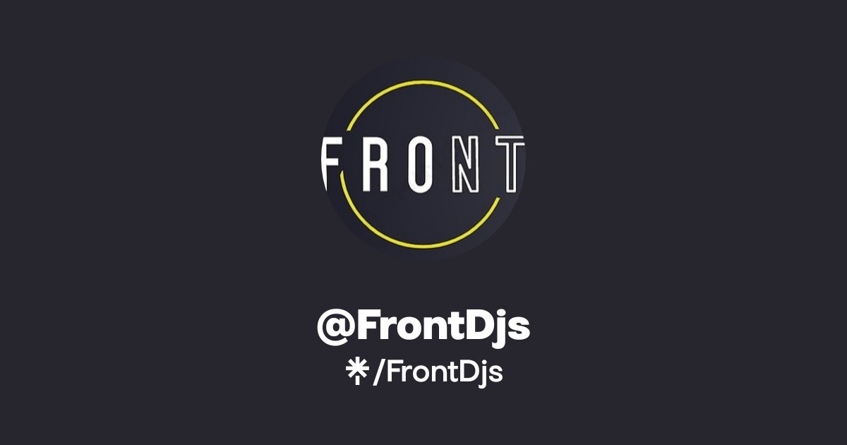 FrontDjs | Instagram | Linktree