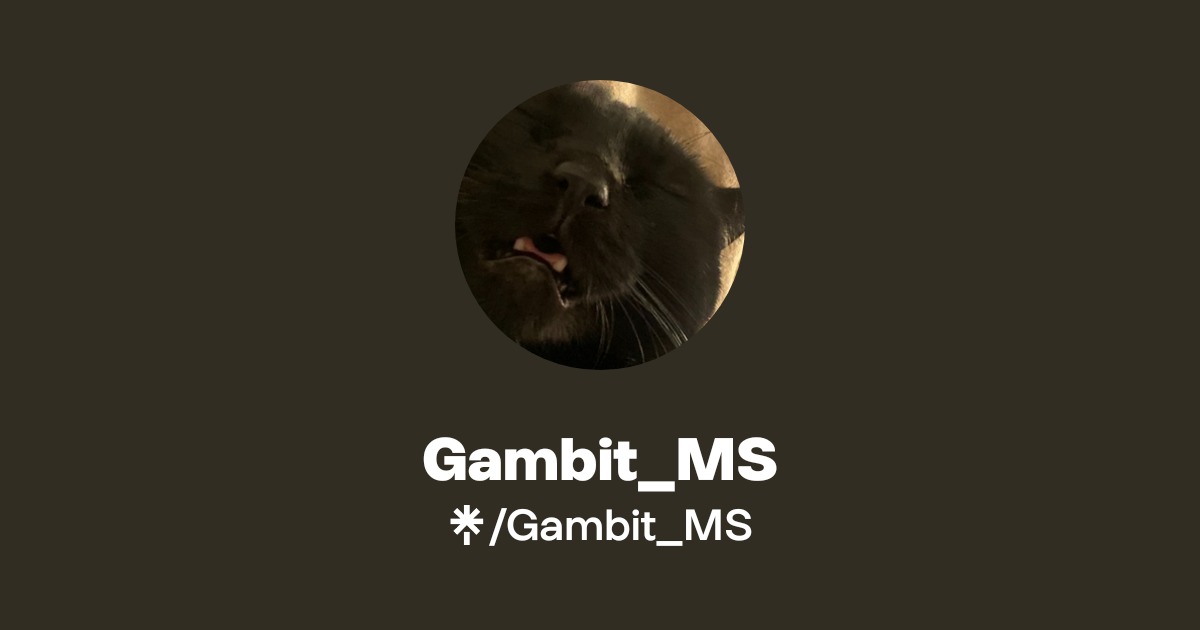 Gambit_MS | Instagram, TikTok, Twitch | Linktree