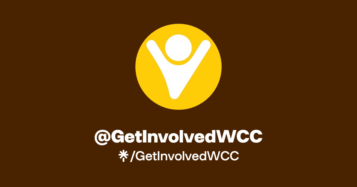 @GetInvolvedWCC's link in bio | Instagram and socials | Linktree