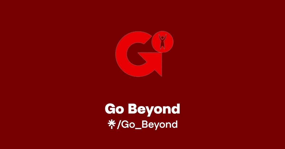 Go Beyond | Instagram, Facebook | Linktree