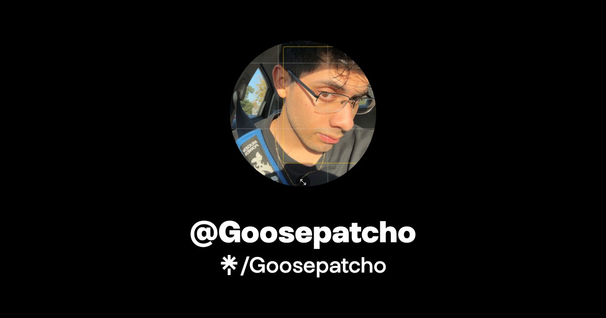 Goosepatcho | Instagram, TikTok | Linktree