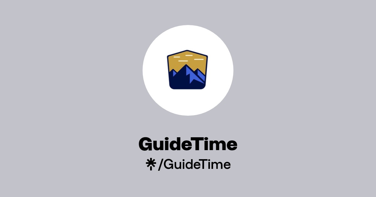 GuideTime | Facebook, TikTok | Linktree