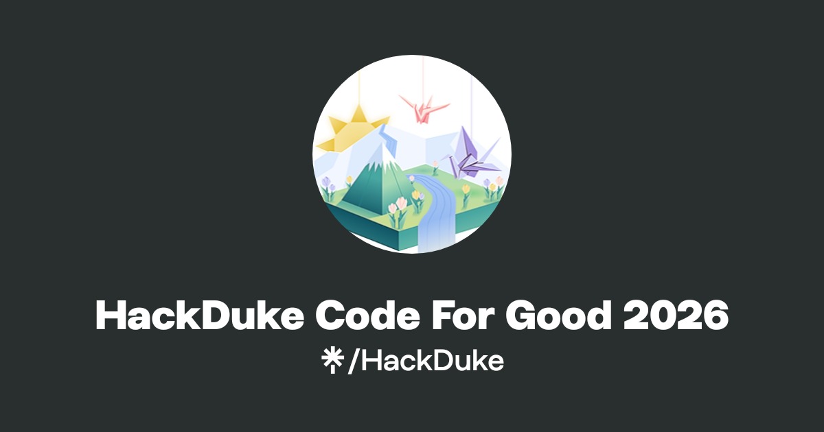 HackDuke Code For Good 2026 Official: Instagram | Linktree