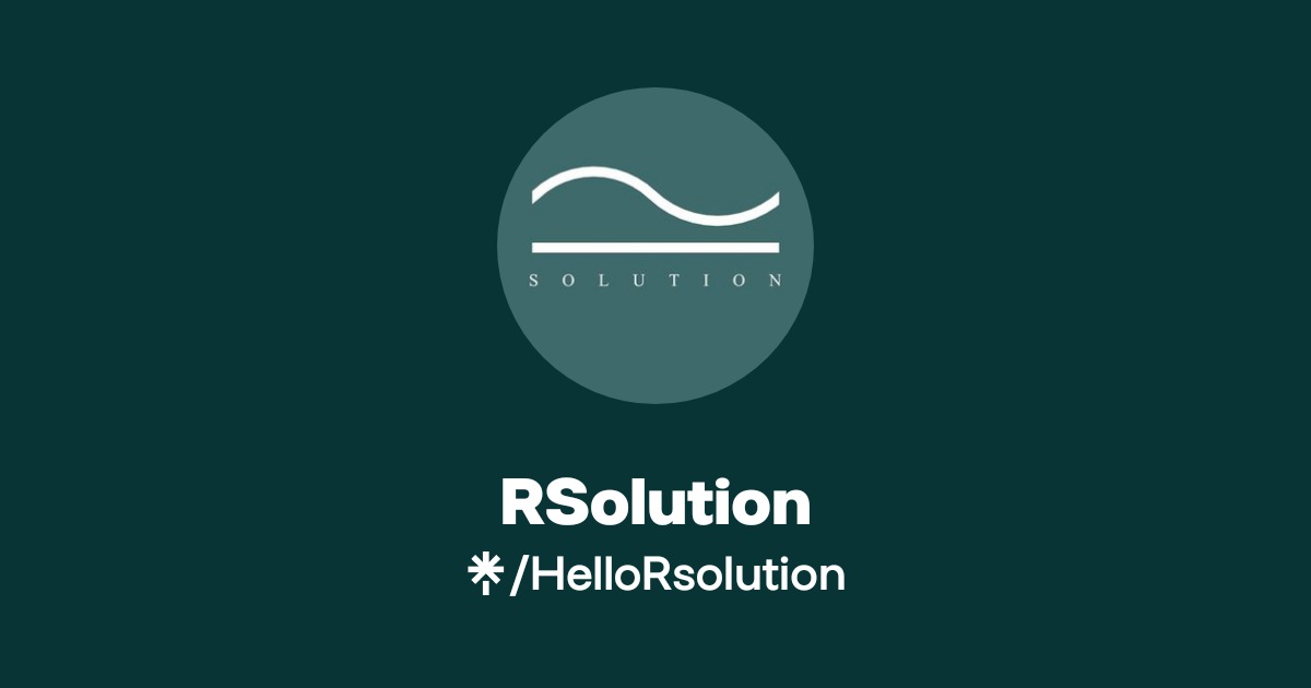 Rsolution RSolution | Instagram | Linktree
