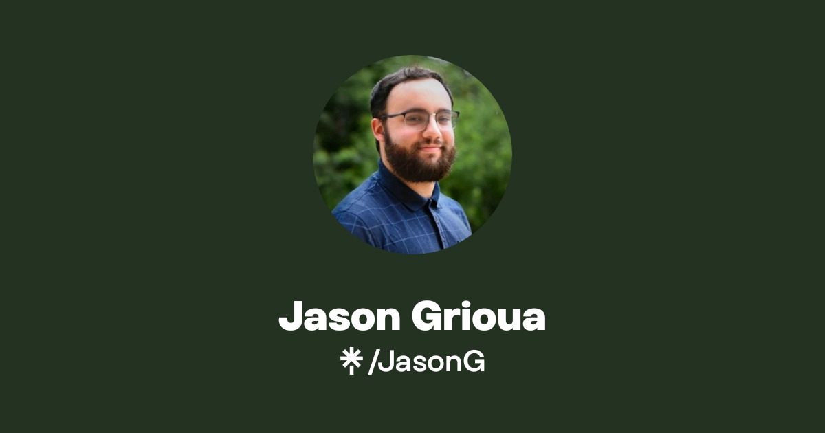 Jasong Jason Grioua Official: Instagram, X | Linktree