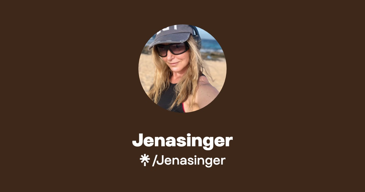 Jenasinger Official: TikTok, Instagram, Facebook | Linktree