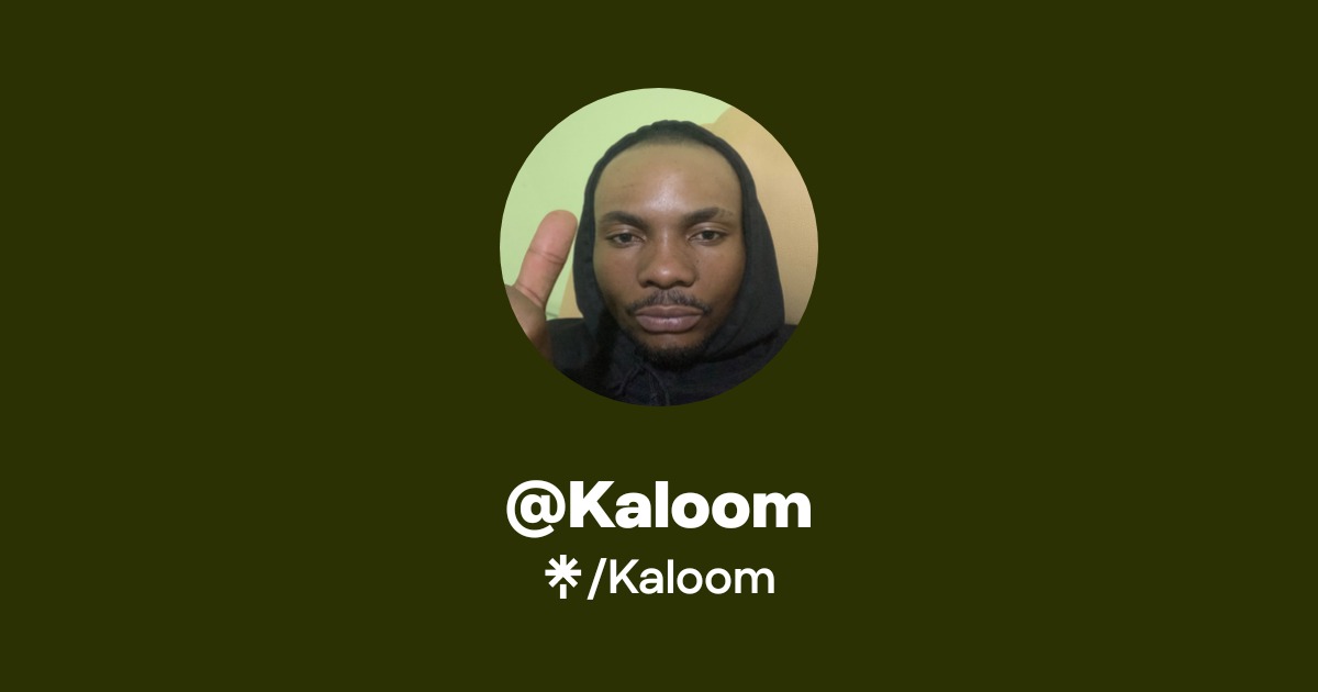 Kaloom Kaloom | TikTok | Linktree