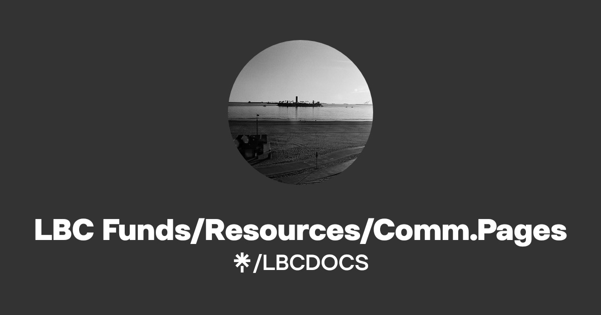 LBC Funds/Resources/Comm.Pages | Instagram | Linktree