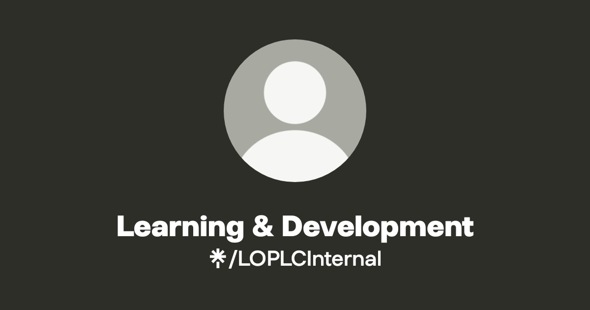 Learning & Development | Linktree